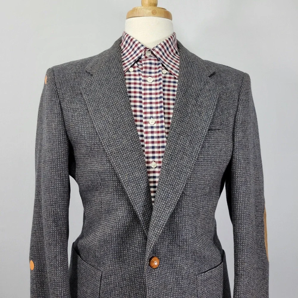 Jonathan‎ Mitchell Men's Tweed Sport Coat Blazer Two Button Size 40R
